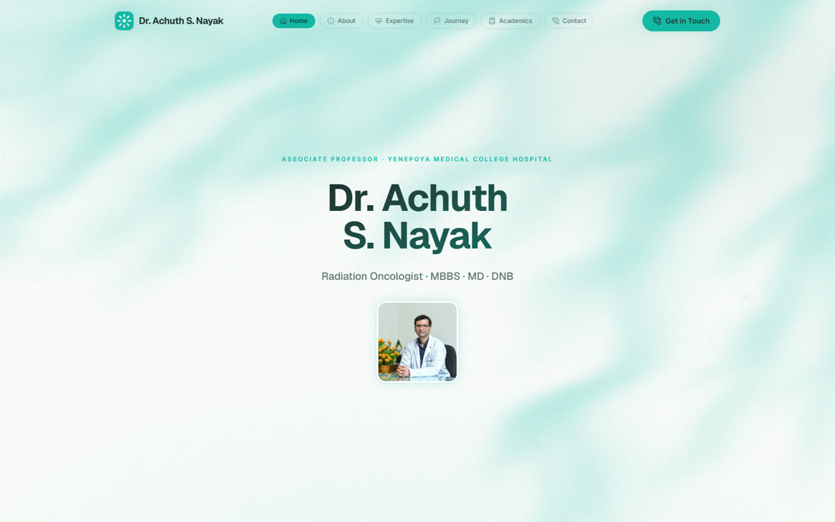 Dr. Achuth S. Nayak website