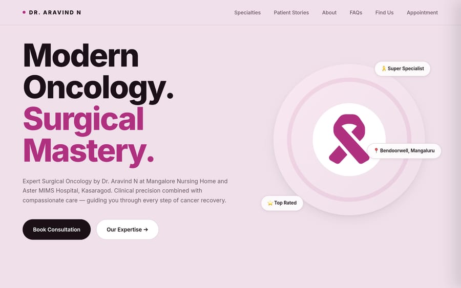 Dr. Aravind website