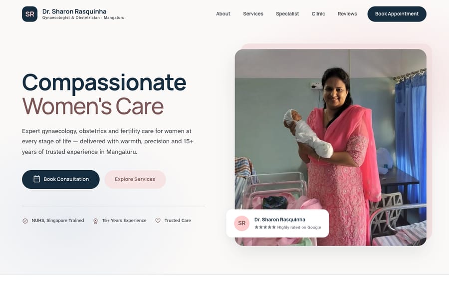 Dr. Sharon Rasquinha website